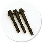 Rectangle head coach screws